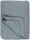 Decke/Quilt mit Pünktchen, blau, 130 x 180 cm