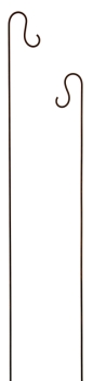 Laternenstab mit Haken, rost, H 150 cm