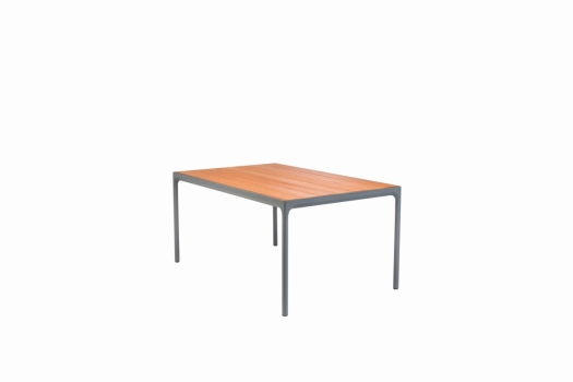 HOUE - FOUR Tisch 90 x 160 cm Bambus/grau