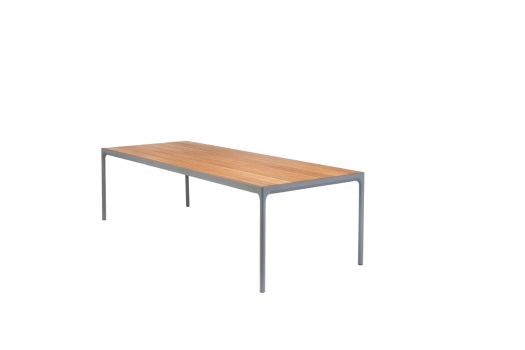 HOUE - FOUR Tisch 90 x 210 cm Bambus/grau