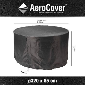 AeroCover© Schutzhülle Sitzgruppe Ø 320 H 85 cm