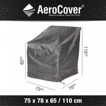 AeroCover© Schutzhülle Lounge Sessel 75 x 78 H 65/110 cm