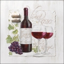 Servietten "Vino Rosso", 33 x 33 cm, 20 Stück