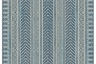 Outdoor Teppich 120 x 170 cm, silber/blau