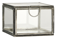Glasschachtel m/Deckel ALTUM, B9.5 x H6.8 x L9.5