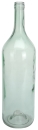 Deko Flasche BIG, Glas H 53 cm, klar/grün