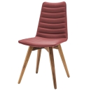 Muralto Stuhl 4-Fuss Eiche/Leder Toledo