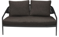 PIXEL Lounge 2er Sofa, Aluminium graphite